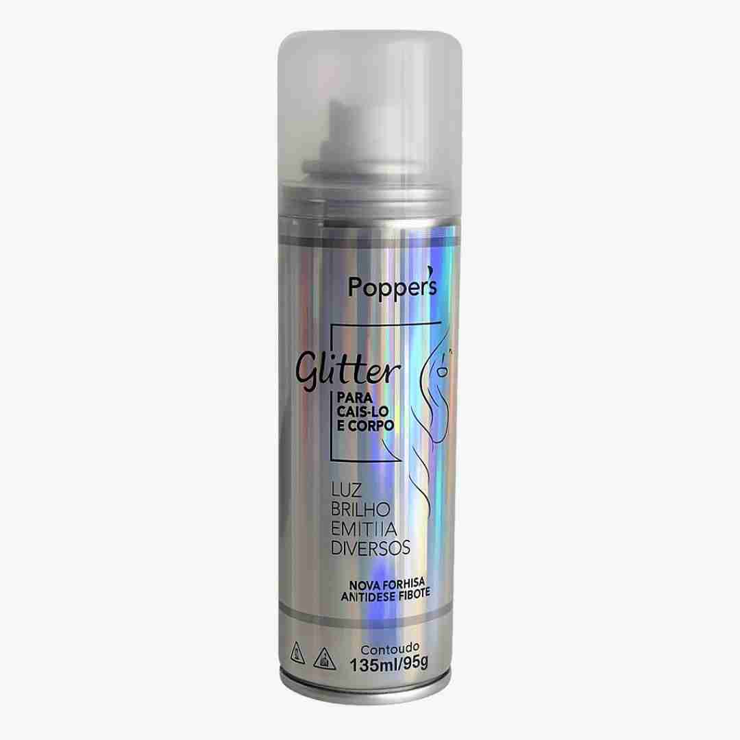 TINTA SPRAY GLITER P/CABELO E CORPO